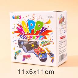 Bomba De Canhão De Confete Colorido, Fontes De Festa De Casamento, Atirador De Bombinha, Petard De Aniversário, Confete De Halloween, 60Pcs - Image 6