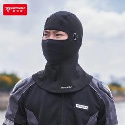 Balaclava velo de motocicleta para homens e mulheres, máscara facial quente, headwear moto à prova de vento, ciclismo e turismo, motowolf, inverno - Image 5