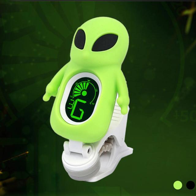 Afinador de Guitarra Alienígena SWIFF: Alta Qualidade para Guitarras Elétricas, Baixos e Cavaquinhos com Acessórios A71