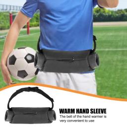Durável futebol mão Warmer Pouch, veludo macio forrado mão Muff, acessórios portáteis de futebol ao ar livre, quente para a juventude - Image 3