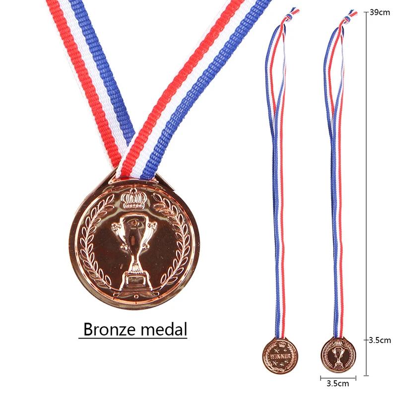 Ouro e Prata Bronze Award Medal, Vencedor, Recompensa, Prêmios de Competição de Futebol, Lembrança, Esporte ao ar livre, Brinquedos para Crianças - Image 1