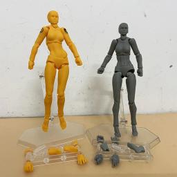 Brinquedo modelo colecionável com suporte, CORPO KUN, Figura de Ação CORPO CHAN, Figma, Arquétipo, Ele, Ela, Ferrite Joint, Boneca Móvel - Image 2