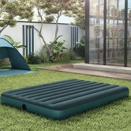 Cama de almofada de ar duplo ao ar livre único aumentando e espessamento sonho verde dobrável cama colchão inflável móveis - Image 5