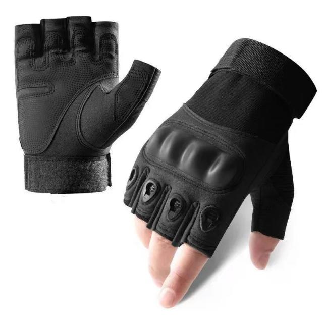 Luvas Táticas Masculinas de Dedo Completo para Proteção em Atividades de Fitness, Motociclismo, Caça, Escalada e Caminhada