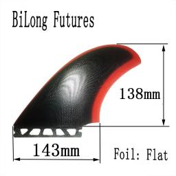 BAT Side Twin Surf Fin Desempenho Vidro Funboard e Twin Fin Boards, Wakeboard, Windsurf Acessórios - Image 2