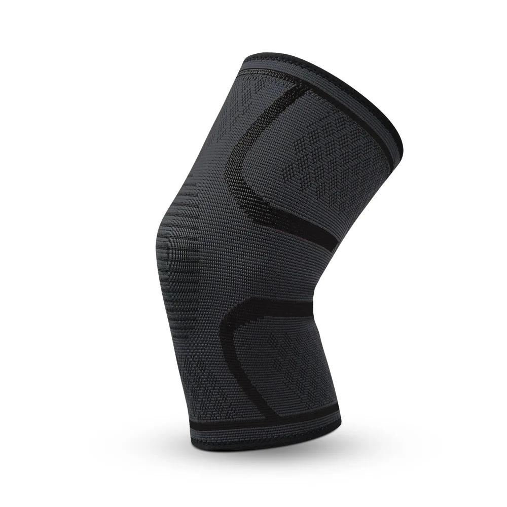 Knitted Nylon Sports Knee Pads, montanhismo ao ar livre, quente, badminton, corrida, Fitness, outono, inverno - Image 1