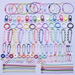 Colorido Metal Lobster Fecho Ganchos, Chaveiro Rotativo, Chaveiro Fivela, DIY Jóias Fazendo Suprimentos, Acessórios, 10Pcs - Image 5