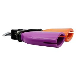 Conjunto de bateria com alto e baixo som Knocker, percussão instrumento acessórios, Cowbell para tambor, laranja e roxo - Image 5