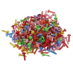 Mini Metal Brads para Decoração de Papel, Fixadores Embellishment, Redondo, 5mm, 5.5mm, 6mm, 100 Pcs - Image 3