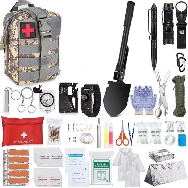 Kit de Primeiros Socorros Completo para Emergências em Trilhas e Camping