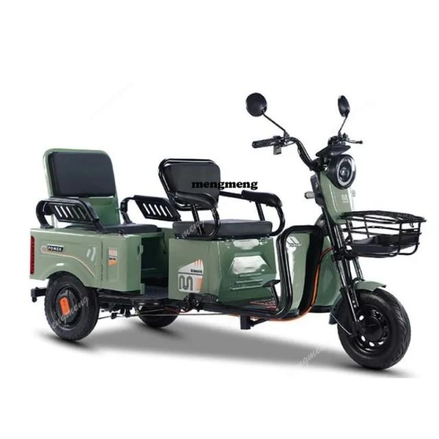 Triciclo Elétrico de Lazer para Adultos 3 Pessoas 650W