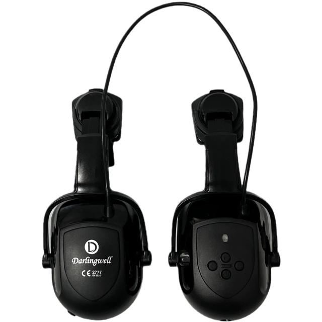 Orelhas Bluetooth Tipo Capacete: Proteção Auditiva de Trabalho com Música e Chamadas, Certificação CE EN352-3
