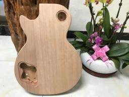 DIY guitarra elétrica Kit, mogno corpo, guitarra peças, melhor novo - Image 4