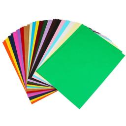 Papelão Colorido para Scrapbooking, A4, 250GSM, Papel Artesanal Colorido, Papel Cardstock Brilhante, Fazendo Papelão, 25 Folhas - Image 1