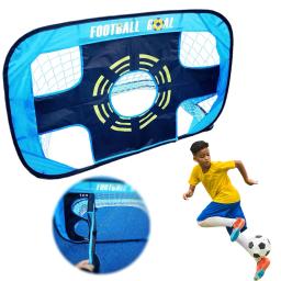 Equipamento portátil de treinamento de futebol, 4 modos de gol, dobrável, rede de alvo de futebol para quintal - Image 5