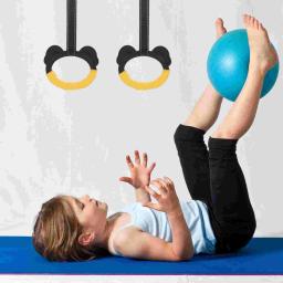 Equipamento de ginástica para treino interno, Ginástica Fitness Anéis para crianças, Anéis de ginástica ao ar livre do bebê - Image 3