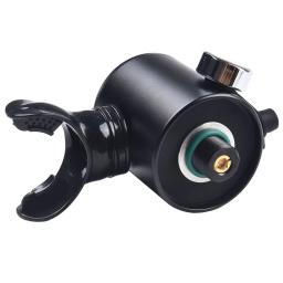 Válvula De Respiração De Mergulho Cabeça Manômetro, Equipamento De Mergulho, Aço Inoxidável, Preto - Image 5