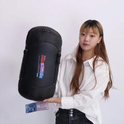 Engrossado para o inverno, clima muito frio, múmia adulta, 95% penas de ganso branco, saco de dormir térmico, acampamento, caminhadas, colcha - Image 5