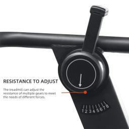 Esteira curva comercial com controle magnético, resistência ajustável Fitness, Powerless e comercial - Image 6