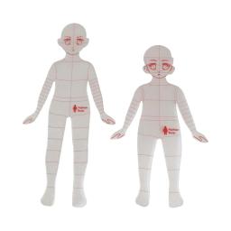 Régua de Desenho para DIY, Modelos de Medição, Quilting, Design de Vestuário, Ilustração, Marcação, Ferramentas de Rastreamento, Moda, 2 peças - Image 5