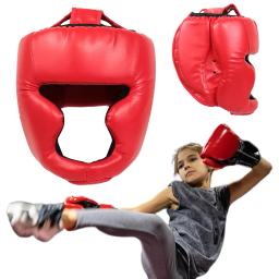 Adultos/crianças mma luvas de boxe de segurança capacete protetores de engrenagem de cabeça luvas de couro do plutônio crianças treinamento de boxe kickboxing boxer alvo - Image 2