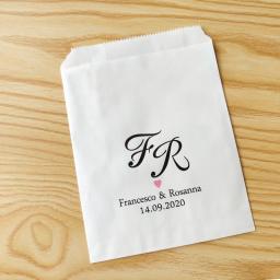 Sacos De Papel Kraft Personalizados Para Festa De Casamento, Saco De Papel De Doces Personalizado, Sacos De Presente Para Casamentos, Nome Do Projeto, NPZD20230904002 - Image 5