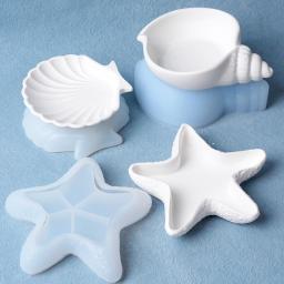 Conch Flowerpot Moldes De Silicone DIY Sea Shell Secented Vela Jar Mold Caixa De Armazenamento De Concreto Resina De Gesso Molde Home Decor Craft - Image 4