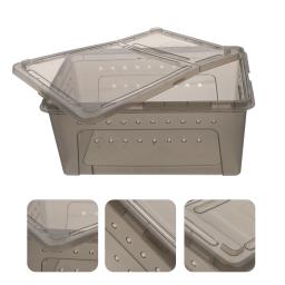 Caixa de alimentação para répteis, aquário, tartarugas, água, tanque de peixes, guppy, banheira de reprodução, mar para terrários, répteis, recipiente, fornecimento principal - Image 6