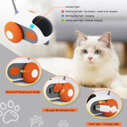 Brinquedo de carro interativo para gatos e cães, Movimento automático, Rato remoto, Brinquedos de bola de Kitty Indoor, Carro controlado para brincar, Treinamento, Smart Interactive - Image 4