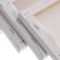 5 peças de lona esticada quadrada em branco telas de algodão para óleos pintura em aquarela lona 8x6 polegadas (20x15 cm) - Image 4