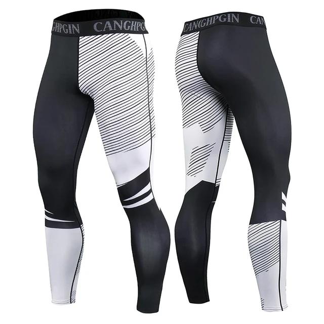 Calça de Compressão Masculina, Roupa Esportiva, Leggings de Treino, Ginásio, Calças Skinny, Calças Esportivas, Calças Justas de Corrida - Image 3