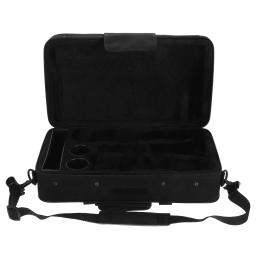 Estojo para clarinete de pano preto, portátil, microfone, instrumento, bolsa de transporte, flauta, baixo, armazenamento, sopro, oxford, viagem - Image 3