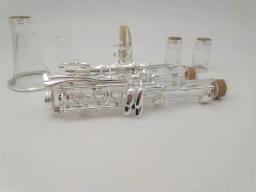 Clarinete B-Flat profissional com estojo, alta qualidade, instrumentos de sopro, tubo preto, acessórios, novo - Image 3