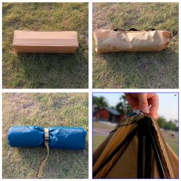 Alltel genuíno única camada tenda de pouco peso acampamento ao ar livre 1 pessoa fácil levar uv xadrez mochila aventura caminhada à prova dwaterproof água - Image 6