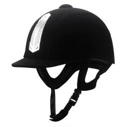 Capacete equestre para equitação, respirável, durável, abs, segurança, meia capa, capacetes para homens, mulheres, crianças, 52-62cm - Image 2