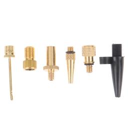 Adaptadores de válvula de bicicleta para estrada e mtb, bomba de pneu de cobre, kit de bico de bomba de inflador, tubo adaptador de válvula presta schrader - Image 3