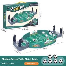 Mesa de futebol para festa familiar jogo de tabuleiro de futebol dupla duelo interação intelectual competitivo mini jogo de futebol brinquedos de mesa - Image 2