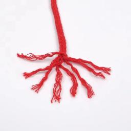 Corda de algodão trançado para macramé, 8-strand, cor sólida, feito à mão, diy, para decoração, férias, diy, 5mm - Image 6
