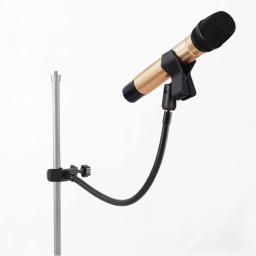 Iron Desk Mic Stand, Prateleiras de mangueira universal, Heavy Duty Braçadeira de mesa, Suporte para microfone, Suporte para microfone - Image 3