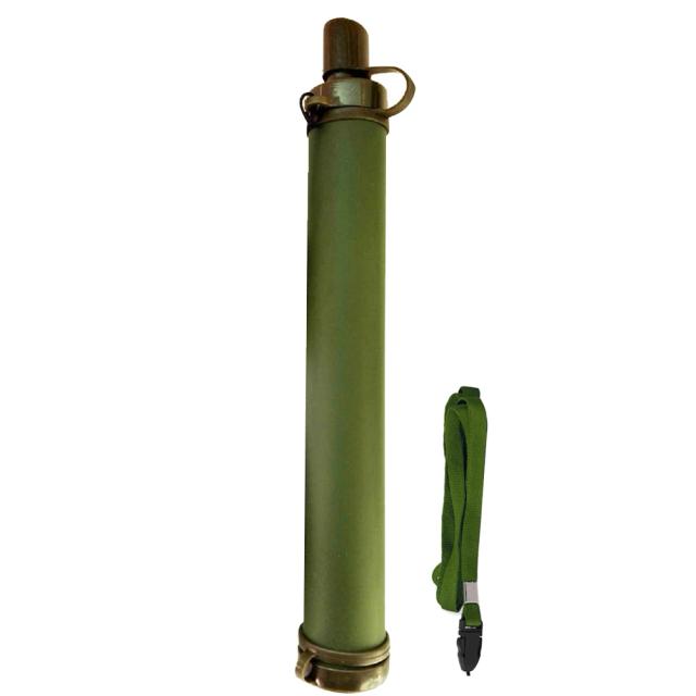 Filtro de Água Portátil para Acampamento - Purificador e Sistema de Filtragem para Emergências e Sobrevivência 