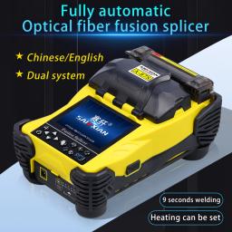 A-87S splicer de fusão de fibra óptica conjunto completo máquina de derretimento quente totalmente automático splicer de fusão cabo de fibra óptica tronco fio jumper - Image 2