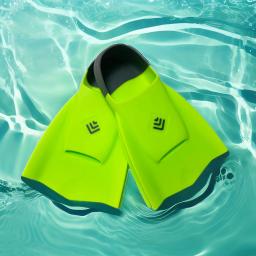 Nadadeiras De Treinamento De Natação Profissional Para Adultos, Nadadeiras De Silicone Flexíveis, Nadadeiras De Mergulho De Borracha, Mergulho, Esportes Aquáticos, Sapatos De Praia - Image 1