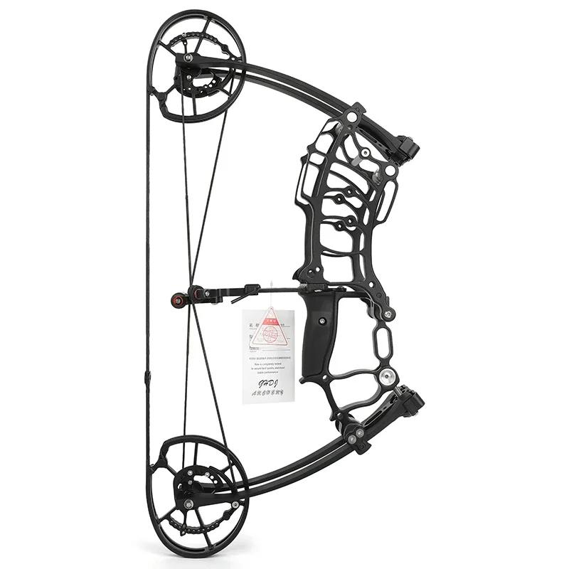 Arco composto com arco e flecha com bola de aço, 30-70lbs, setas de uso duplo, 420FPS, pesca, caça, tiro acessórios - Image 1