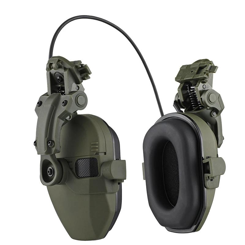 Capacete Tático Headset, Redução de Ruído, Captura De Som, Tiro, Proteção Auditiva, Protetor Ouvido, Airsoft, Auscultadores CS para Fast Wendy - Image 1