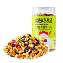 Lanches para animais de estimação liofilizados, teddy bichon, cachorro pequeno, legumes mistos, balde de frutas e vegetais mistos, suprimentos para cães - Image 2