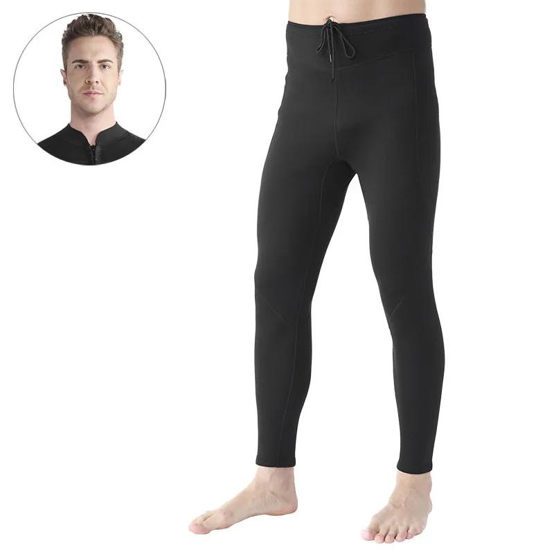 Jaqueta térmica de manga longa para homens, camisa com capuz de neoprene, terno molhado, tops ou bottoms, roupas de mergulho 1,5mm - Image 1