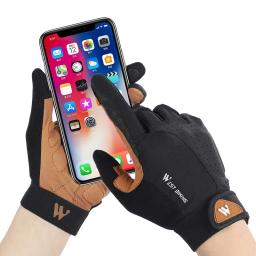 West biking luvas de ciclismo respirável dedo cheio luvas mtb bicicleta esportes das mulheres dos homens primavera outono ginásio luvas da motocicleta - Image 5