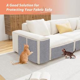 Almofada de arranhão auto-adesiva para gatos, proteção de tapete trimmable, proteção de sofá, adesivo de parede vertical, DIY - Image 3