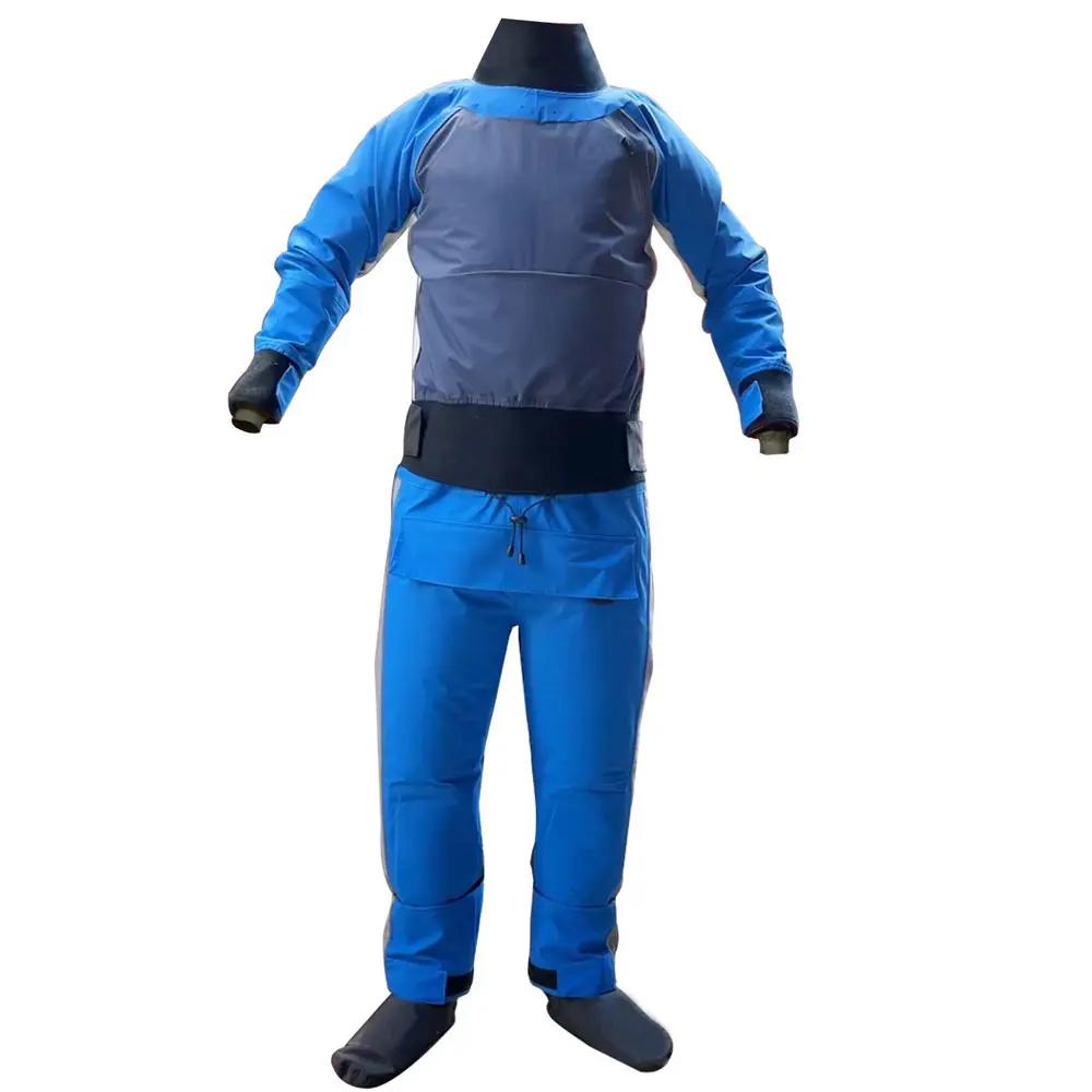 Trajes secos de caiaque impermeável masculino, roupa seca para caiaque, canoagem, pesca, trabalho, rafting em água fria, esporte, roupas de vela, 1 peça - Image 1