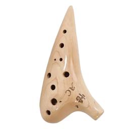 Ocarina em madeira maciça para crianças, instrumentos musicais raros, triplo, lenda luxuosa, acessórios profissionais, ofertas, 12 furos - Image 3